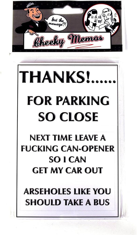 Cheeky Parking Memo