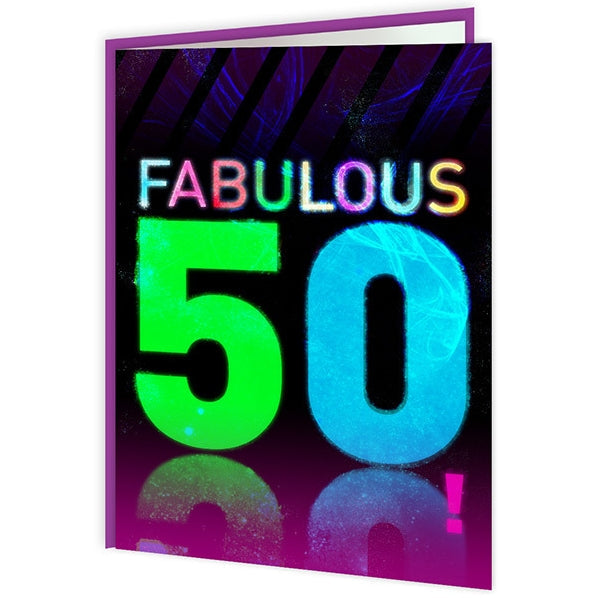 Age Cards - Fabulous 50! - new