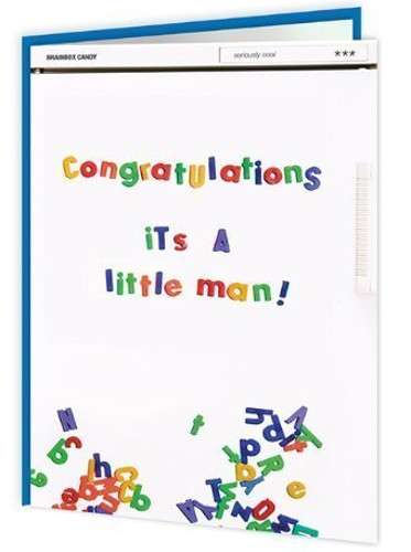 Cheeky Titles - Congratulations It’s A Little Man - new