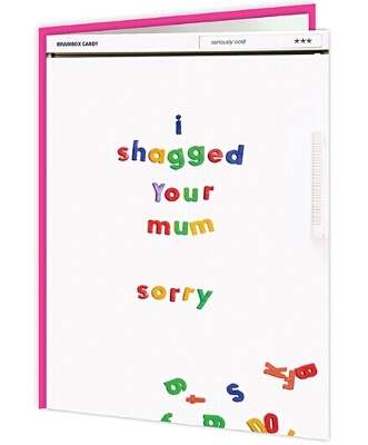 Cheeky Titles - Shagged Your Mum - new