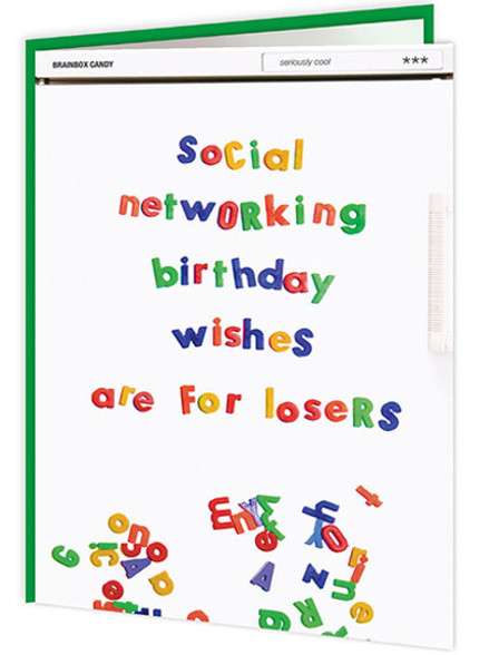 Cheeky Titles - Social Networking Is For Losers - new