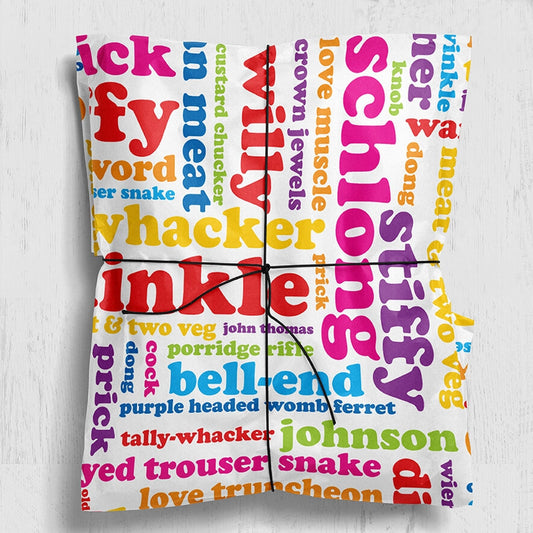 Cock Word Gift Wrap - new