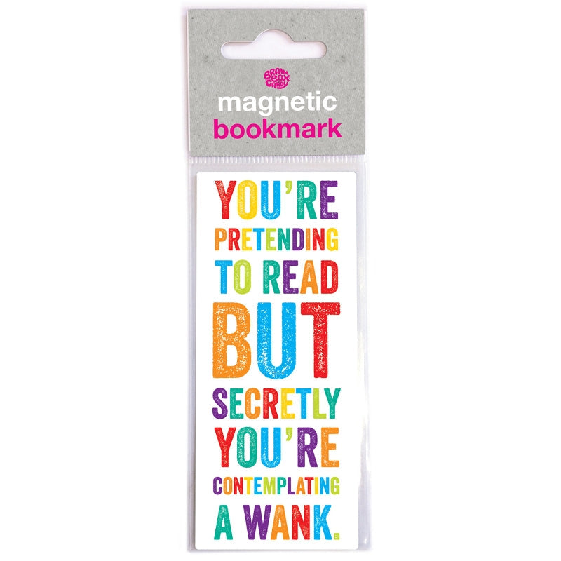 Contemplating A Wank - Rude Magnetic Bookmark - new