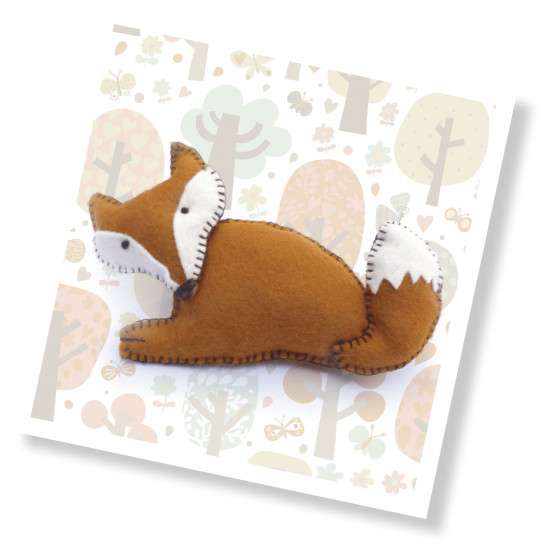 Felix The Fox - Woodland Chums Mini Sewing Kit - new