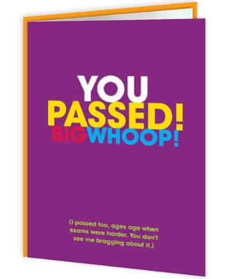 Freshly Squeezed - You Passed! Big Whoop! - new