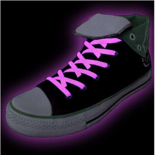 Glow Shoelaces (Pink) - new