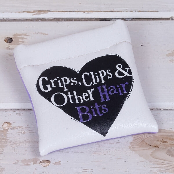 Grips Clips & Other Hair Bits Pouch - new