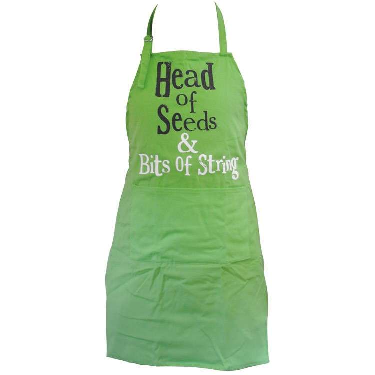 Head of Seeds and Bits String Apron - new