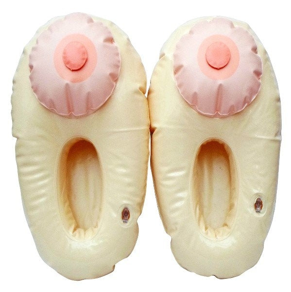 Inflatable Boobie Slippers - new