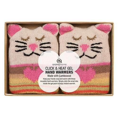 Knitted Hand Warmers - Cat - new