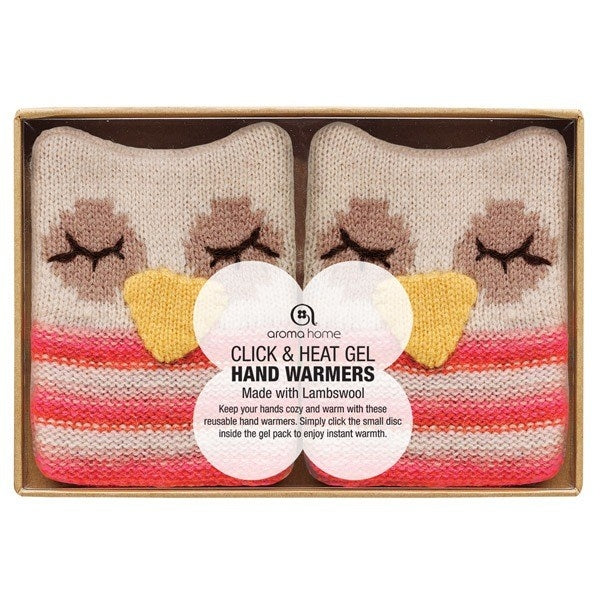 Knitted Hand Warmers - Owl - new