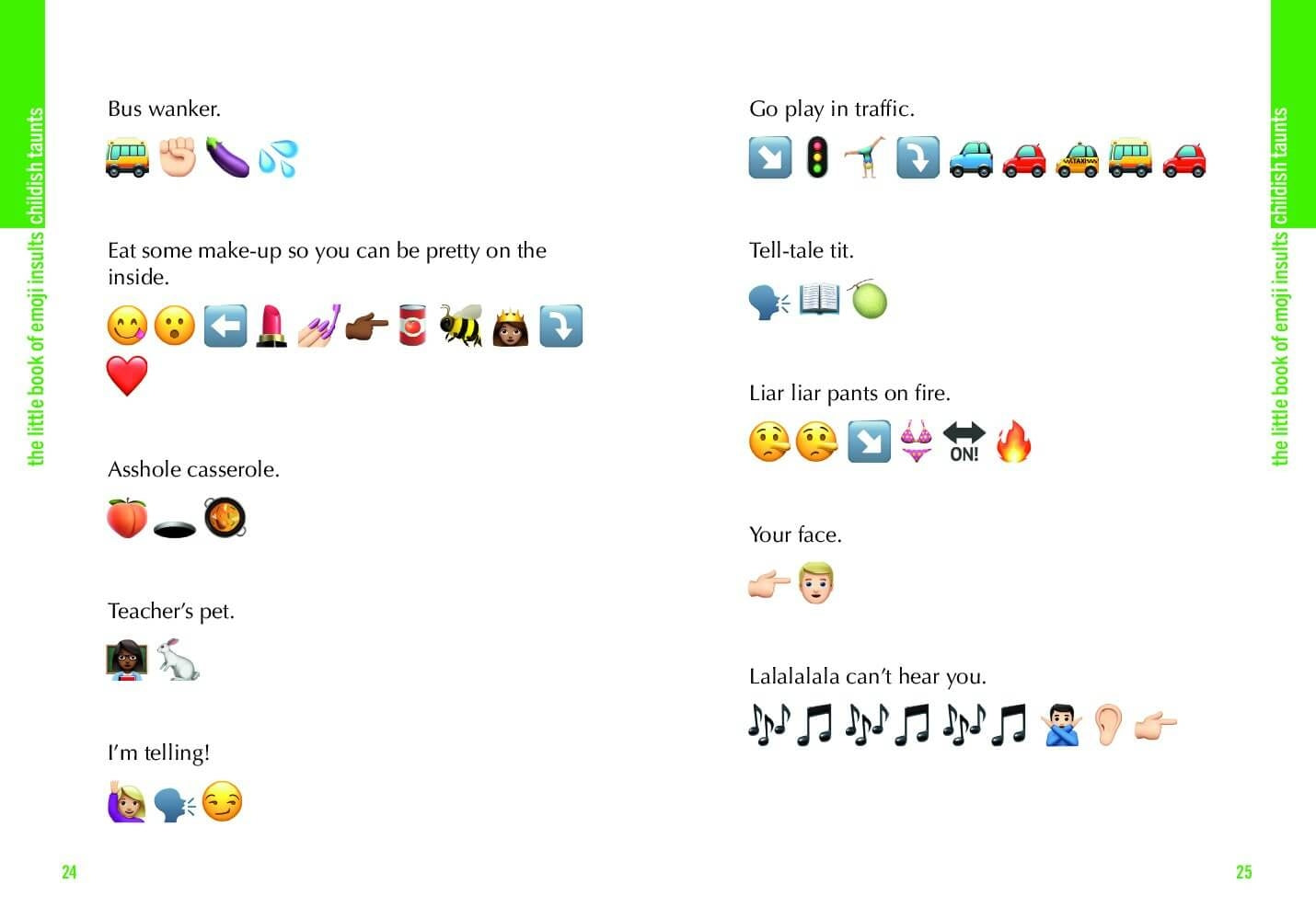 The Little Book of Emoji Insults - new