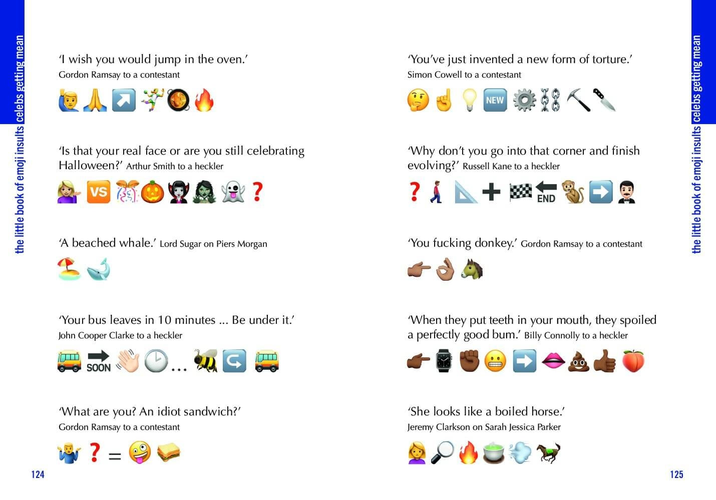 The Little Book of Emoji Insults - new