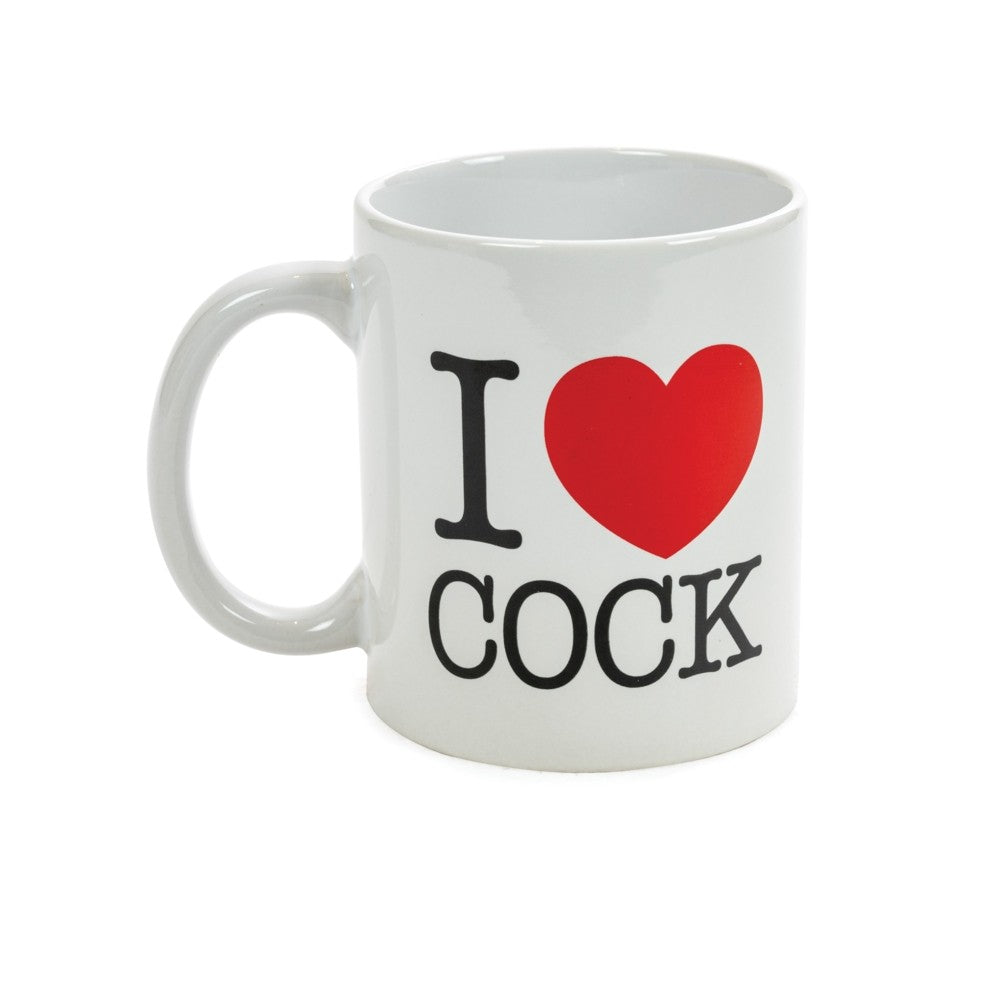 I Love Cock Mug White - new