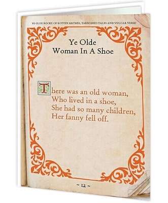 Naughty Nursery Rhymes - Ye Olde Woman In A Shoe - new