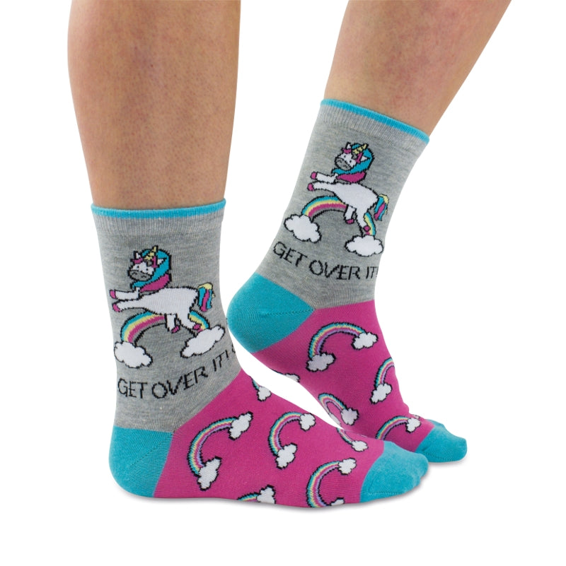 Novelty Socks - Get Over It - new