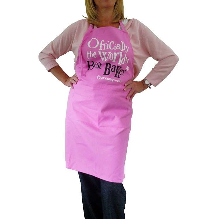 Officially the Worlds Best Baker - Apron - new