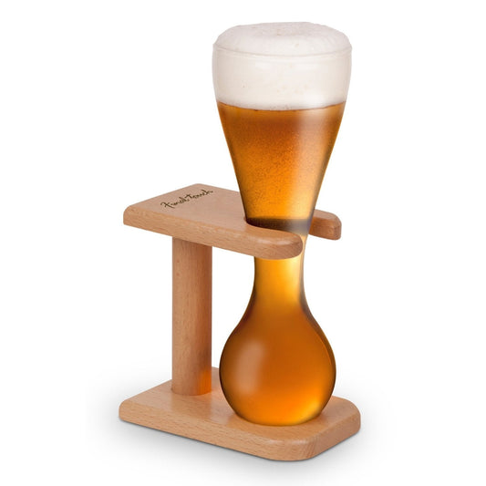 Quarter Yard Beer Glass and Stand - new