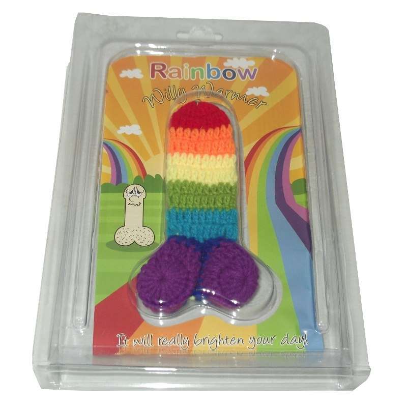 Rainbow Willy Warmer - new