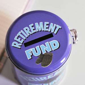 Retirement Fund Tin - new