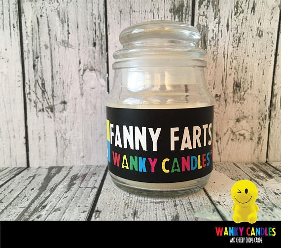 Rude Novelty Wanky Candles - Fanny Farts - new