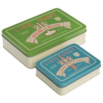 Set of 2 Gentleman’s Handy Tins - new