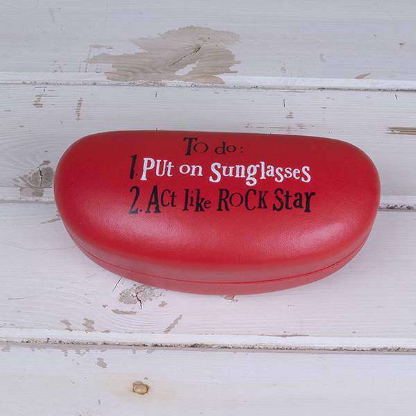 Sunglasses Case - Act Like A Rock Star - new