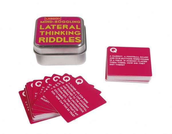 Tabletop Trivia - Mind-Boggling Lateral Thinking Riddles - new