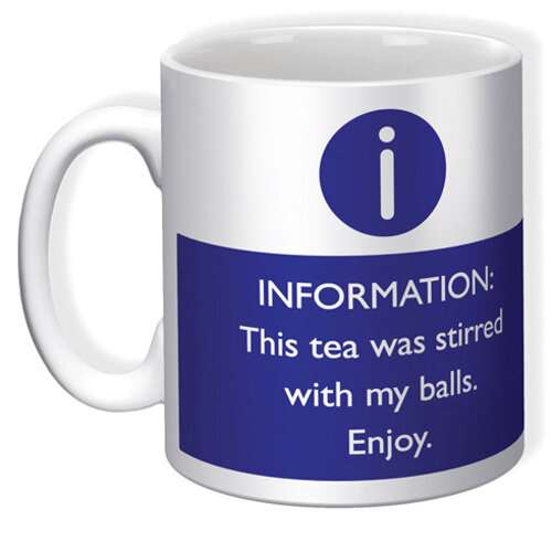 This Tea Was Stirred With My Balls - Mug - new