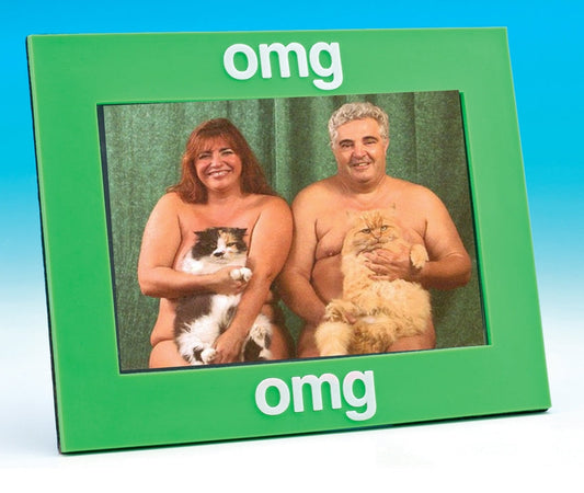 Text Speak Photo Frame - OMG - new