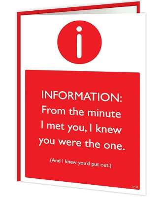 Warning Cards - I Knew You Were The One - new