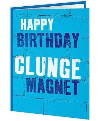 Word Up! - Happy Birthday Clunge Magnet - new