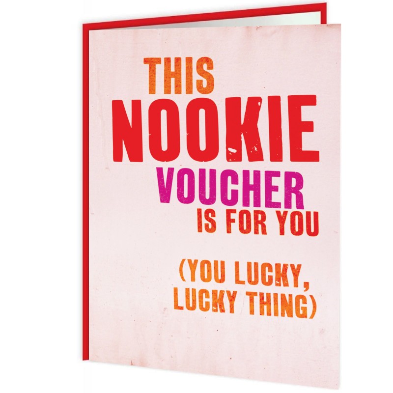 Word Up! - This Nookie Voucher Is For You - new